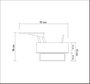 Hanah Home Mesa de Centro Multiusos 2 Niveles Industrial Nogal y Negro Tablero Melaminado Metal 120x60x43 cm